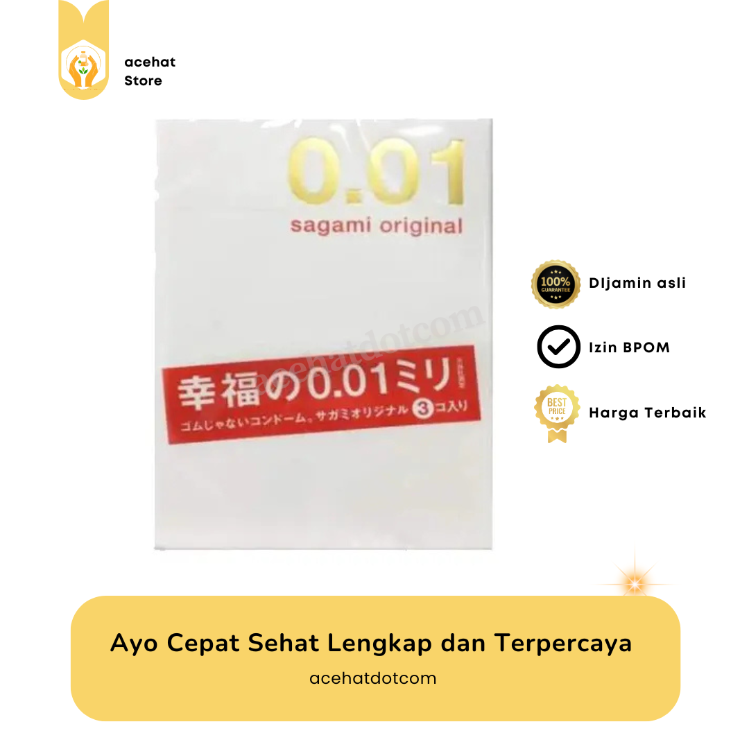 SAGAMI ORIGINAL 001 (3 bungkus)