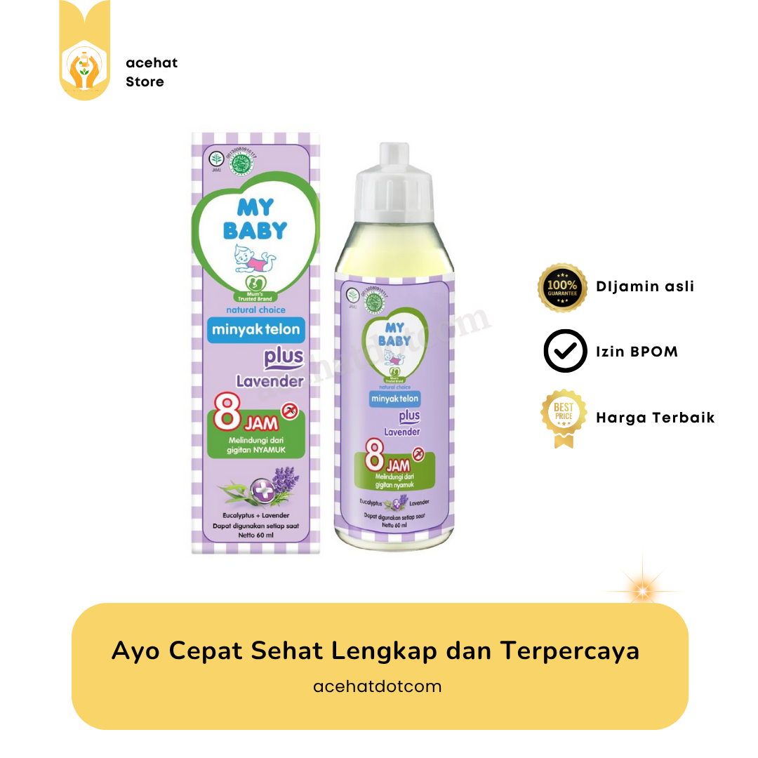 My Baby Minyak Telon Plus Lavender 60 Ml