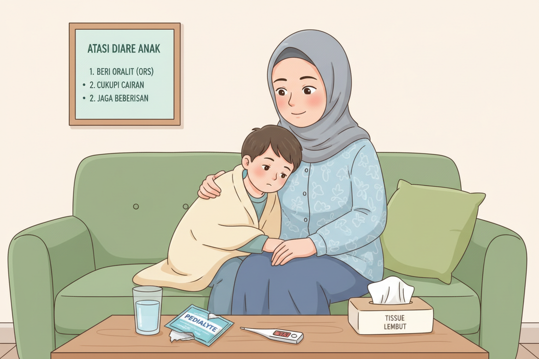 Cara Mengatasi Diare pada Anak dengan Aman