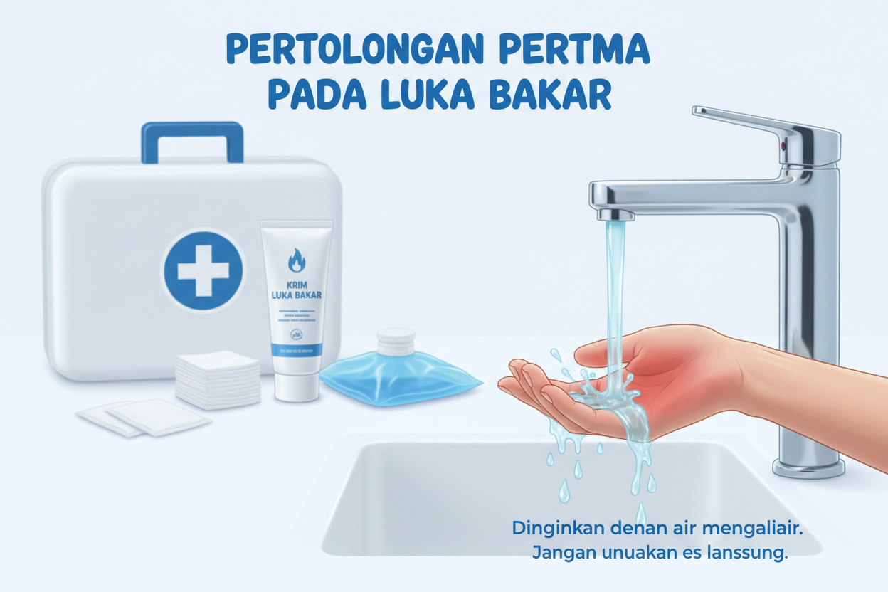 Pertolongan Pertama untuk Luka Bakar di Rumah