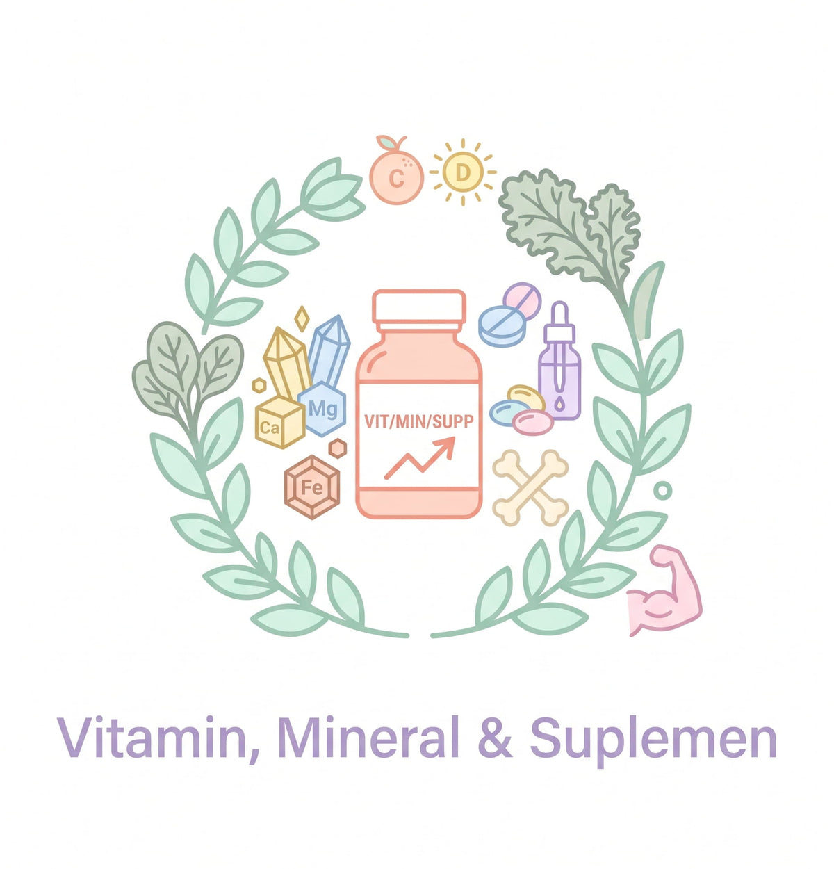 Vitamin, Mineral & Suplemen