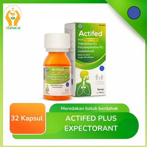ACTIFED PLUS EXPECTORANT SYR 60 ML (HIJAU)