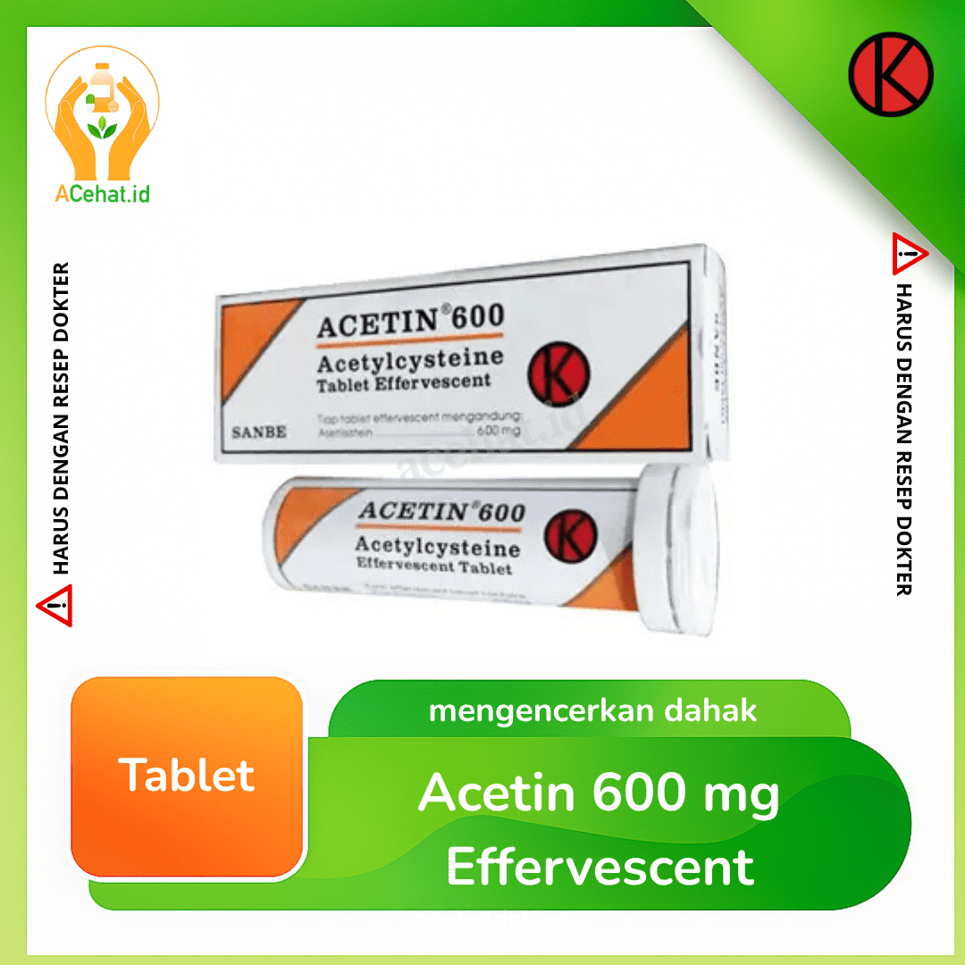 Acetin 600 mg Tablet Effervescent