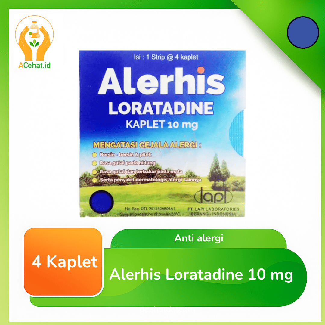 Alerhis Loratadine 10 mg 4 Kaplet
