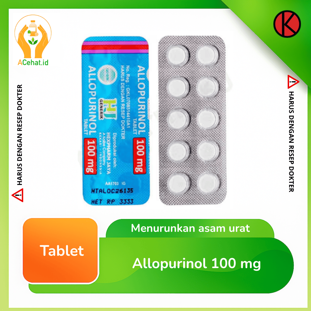 Allopurinol 100 mg Tablet
