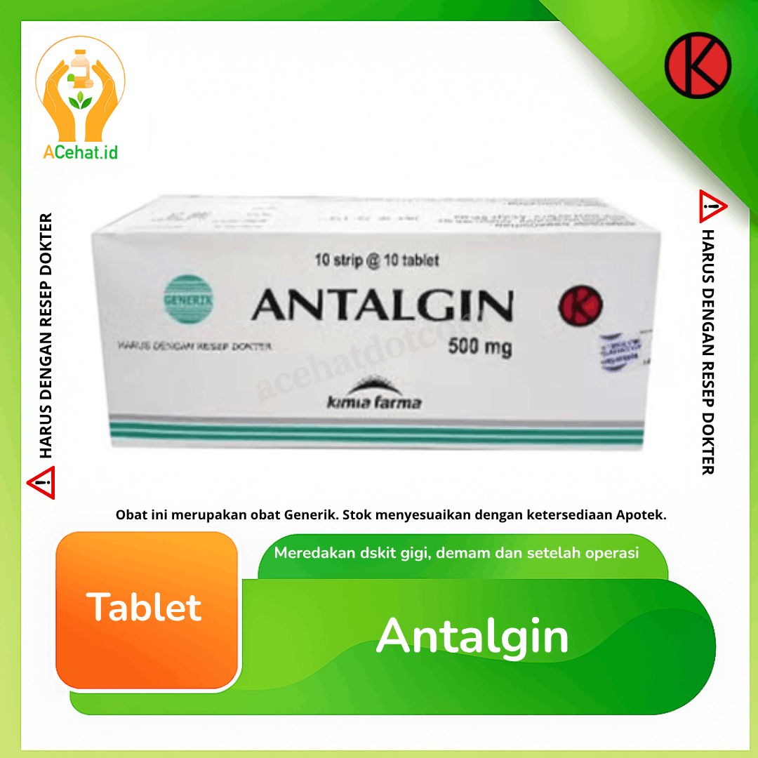Antalgin 500 mg 10 Tablet