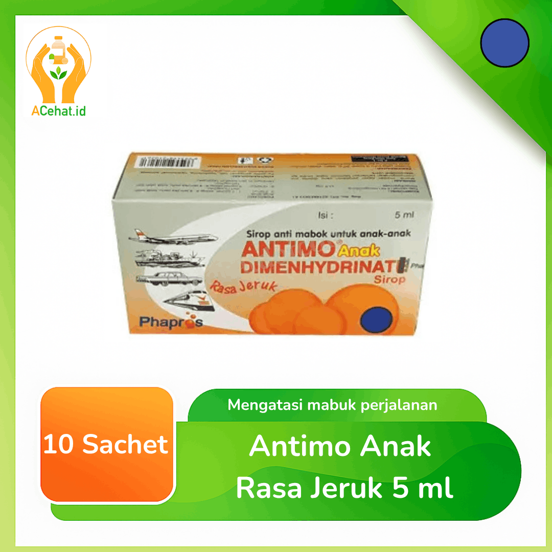 Antimo Anak Rasa Jeruk 5 ml 10 Sachet