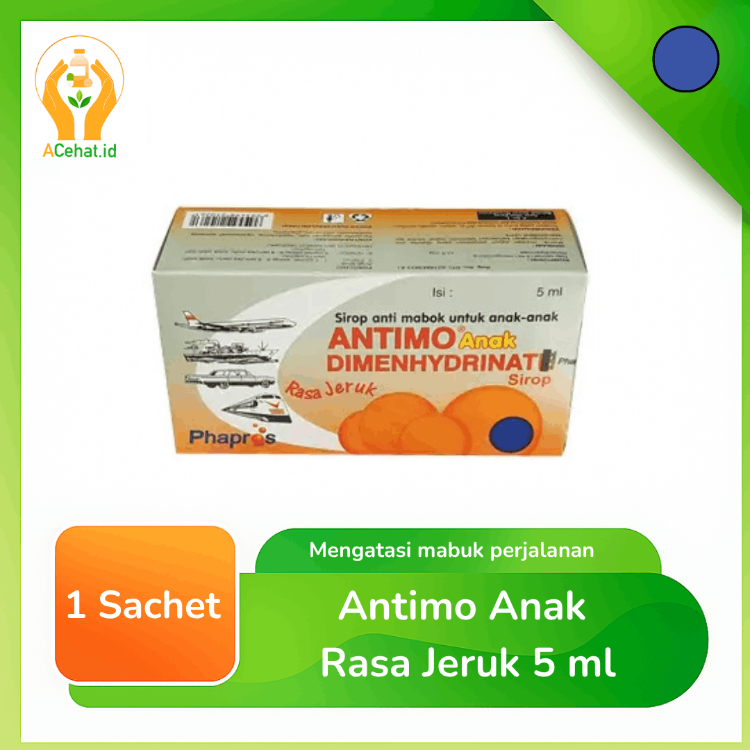 Antimo Anak Rasa Jeruk 5 ml Sachet