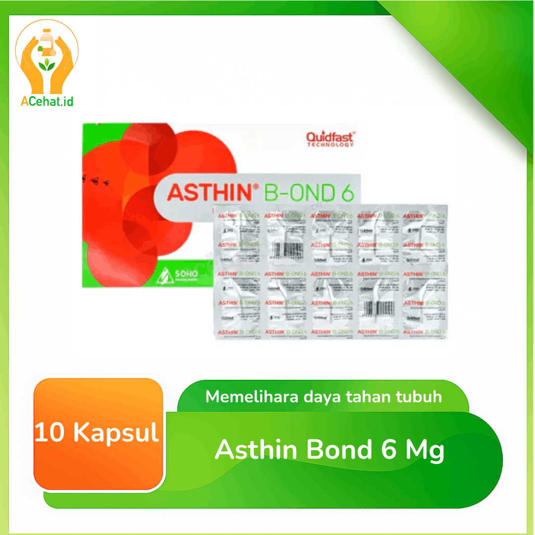 Asthin Bond 6 Mg 10 Kasul