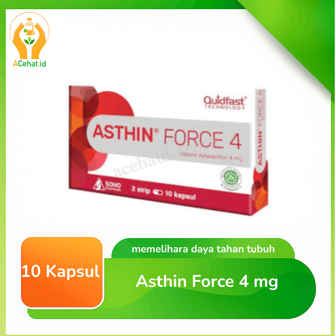 Asthin Force 4 mg 10 Kapsul