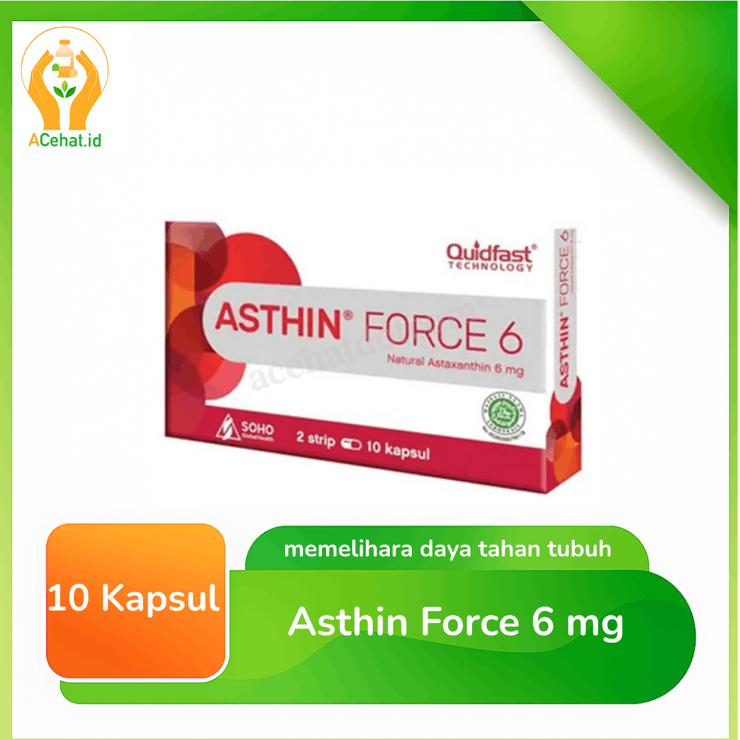 Asthin Force 6 mg 10 Kapsul