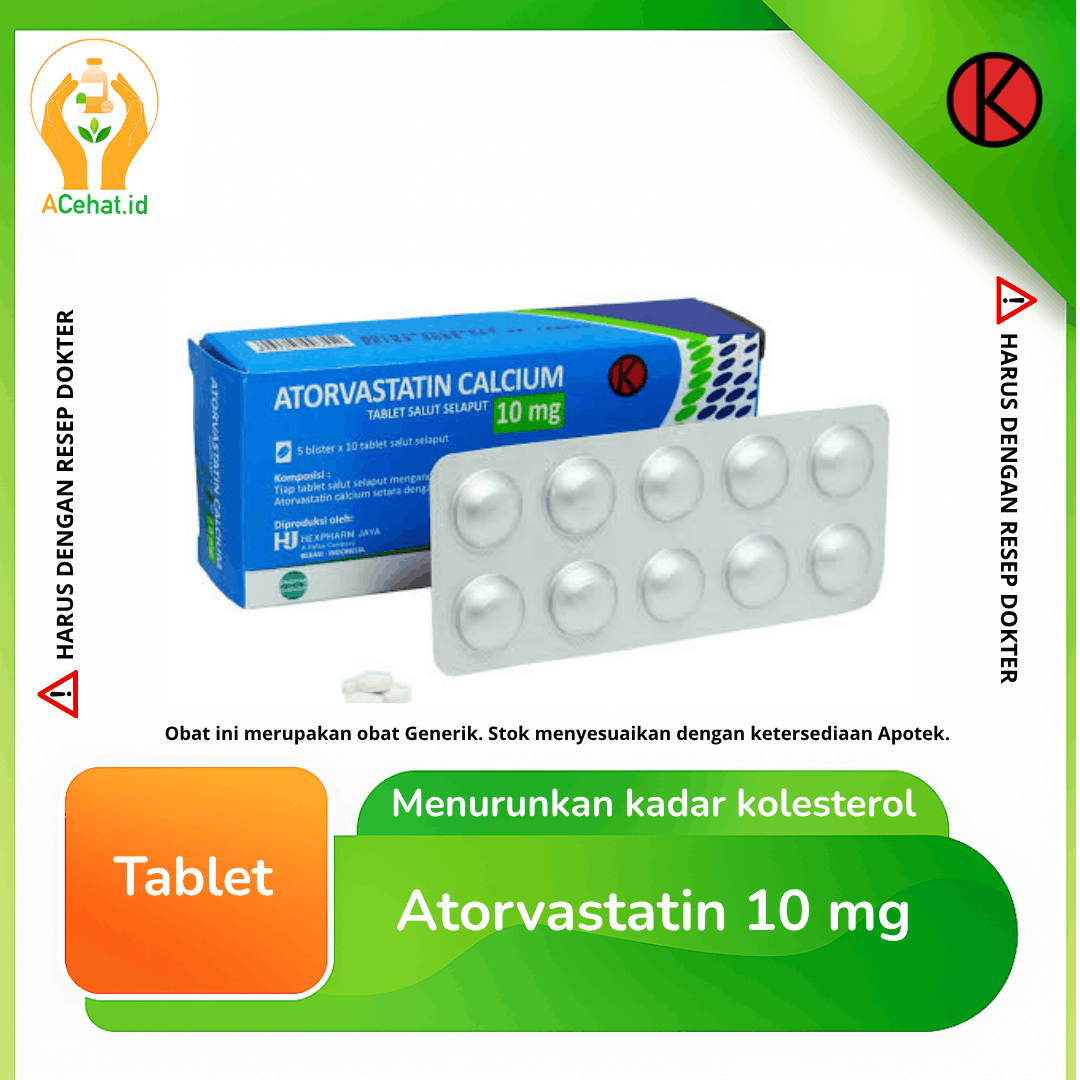 Atorvastatin 10 mg Tablet