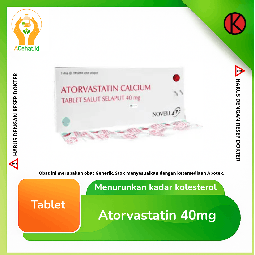 Atorvastatin 40 mg Tablet