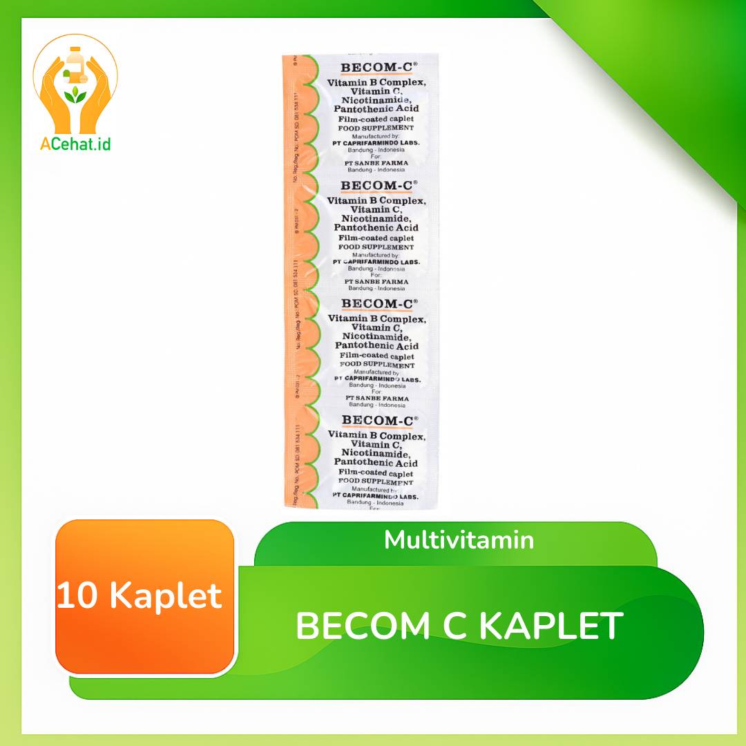 BECOM-C 10 STRIP @10 KAPLET SALUT SELAPUT