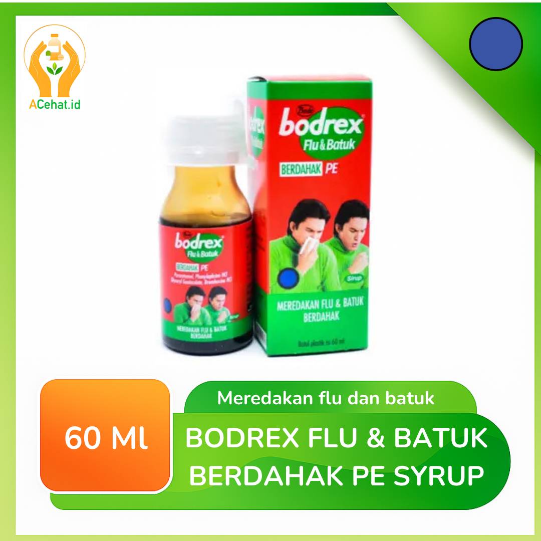 BODREX FLU & BATUK BERDAHAK PE SYR 60 ML