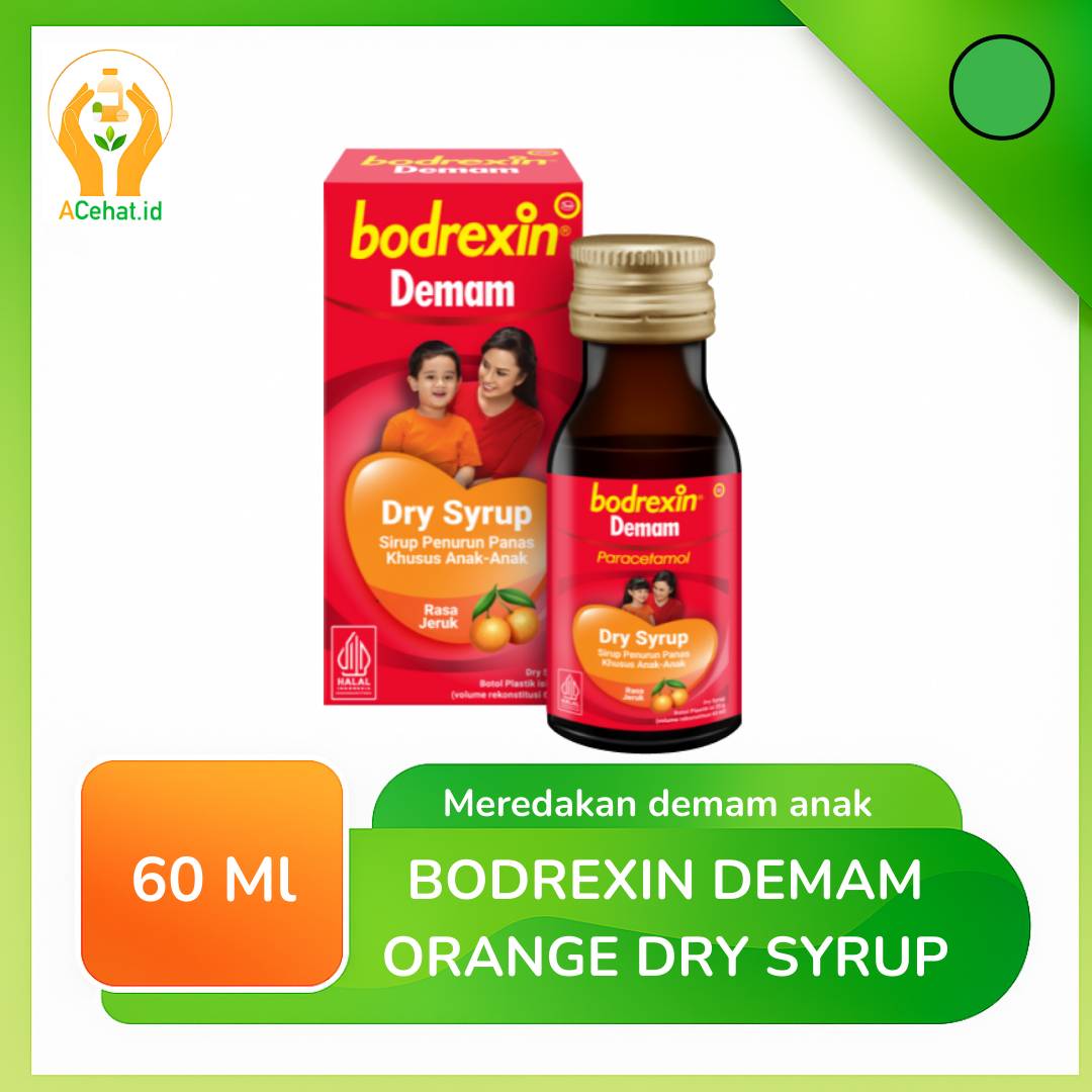 BODREXIN DEMAM ORANGE DRY SYR 60 ML