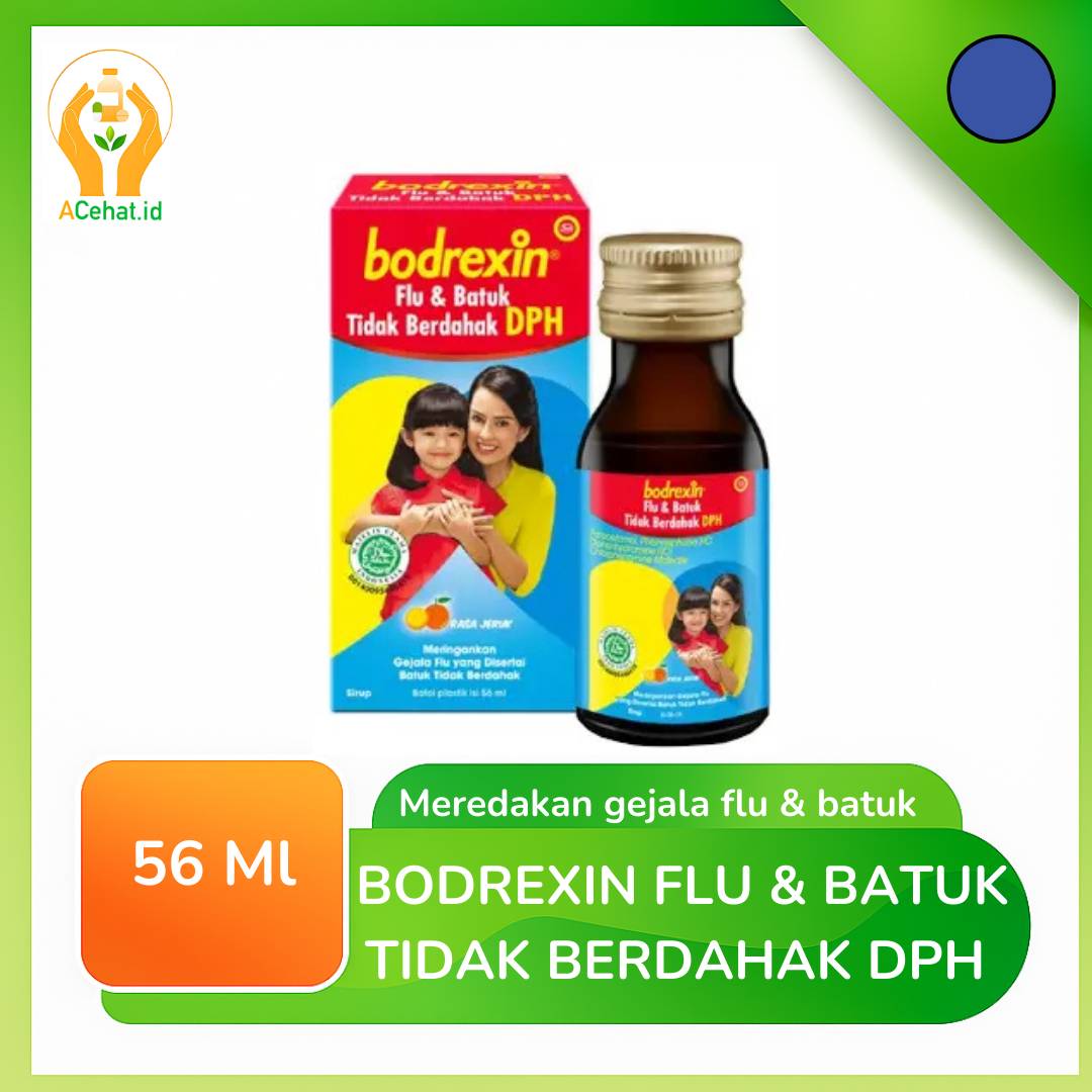 BODREXIN FLU & BATUK TIDAK BERDAHAK DPH SYR 56 ML