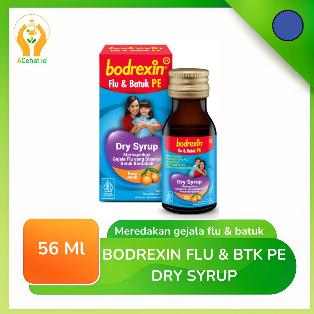 BODREXIN FLU & BATUK PE DRY SYR 56 ML