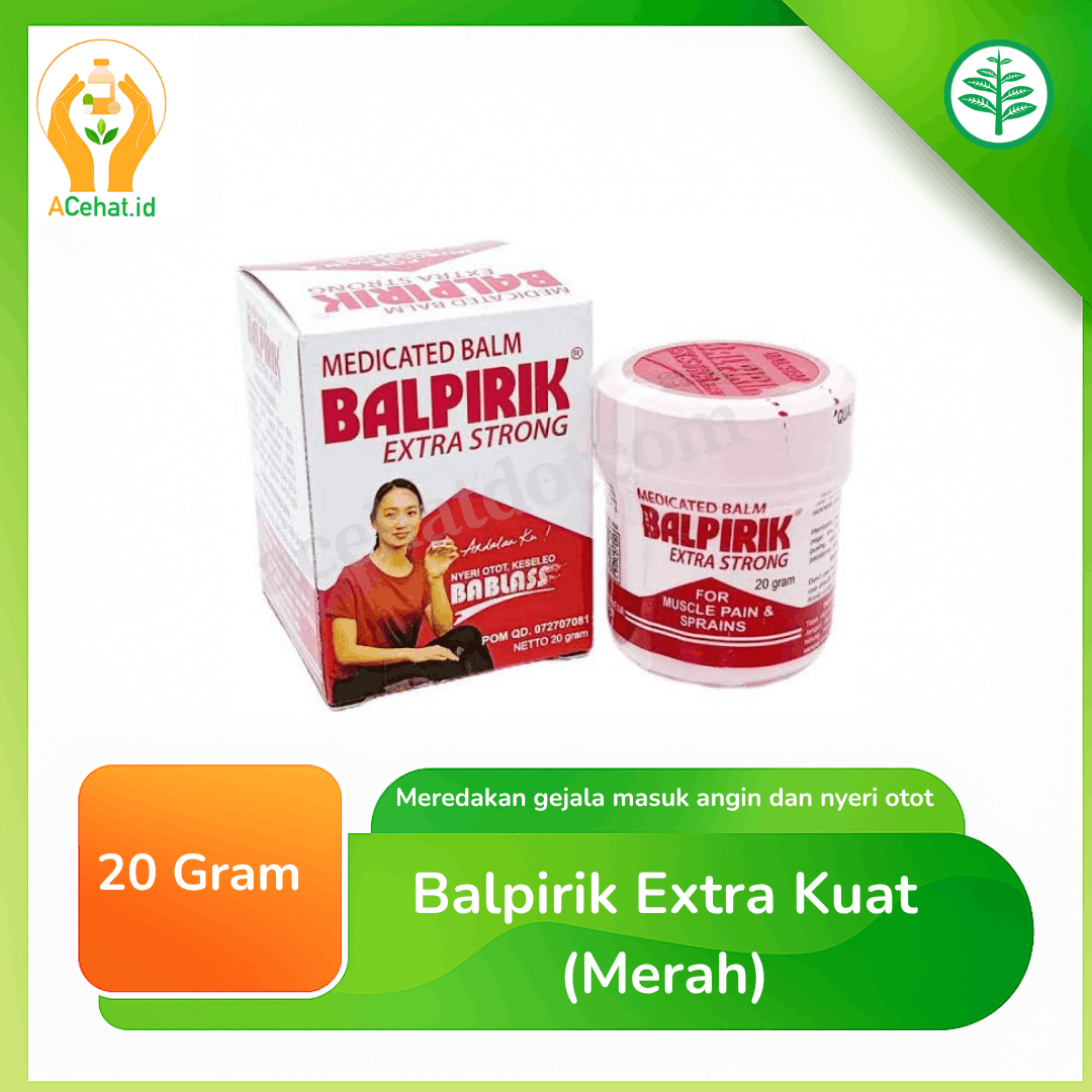 Balpirik Extra Kuat (Merah) Balsam 20 g