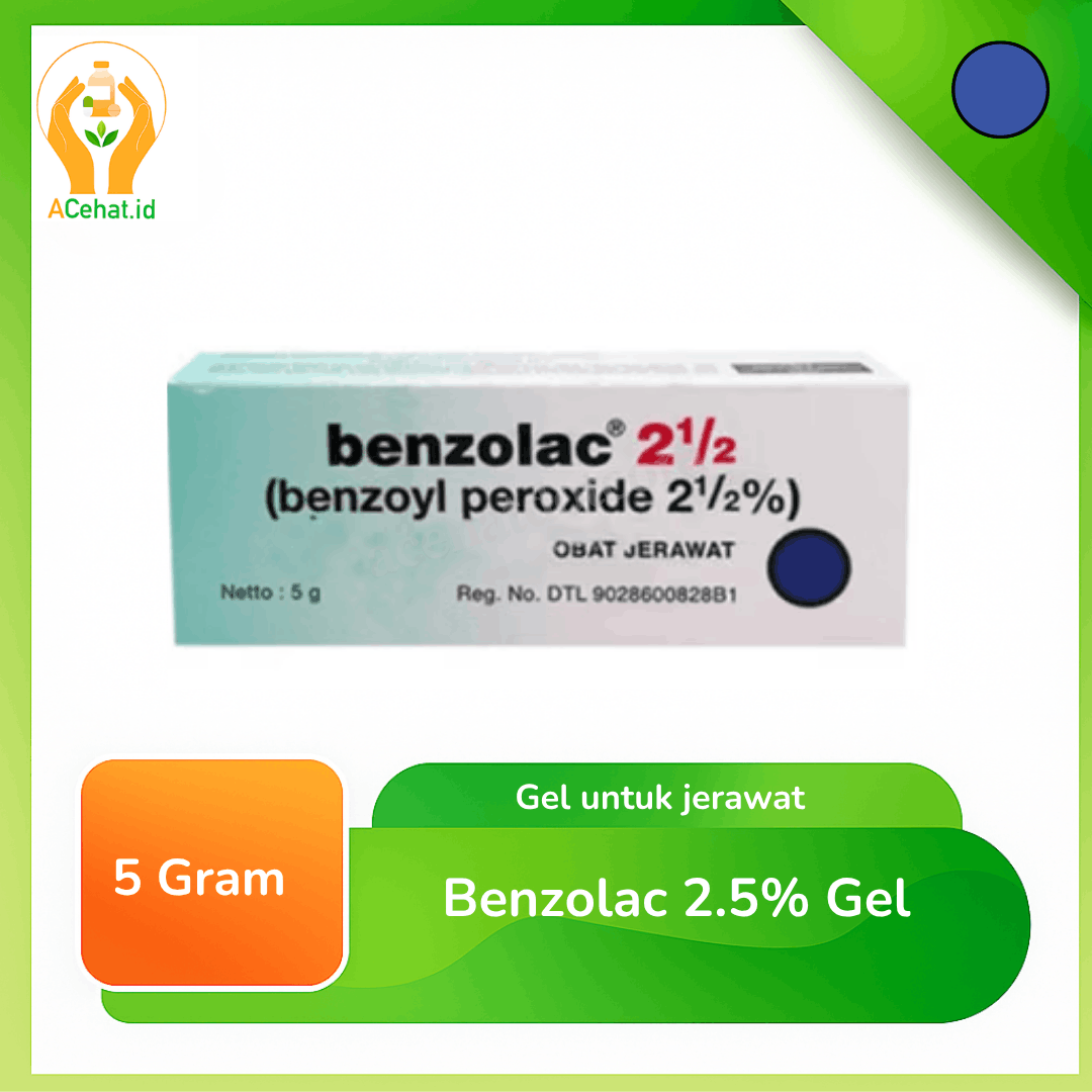 Benzolac 2.5% Gel 5 g