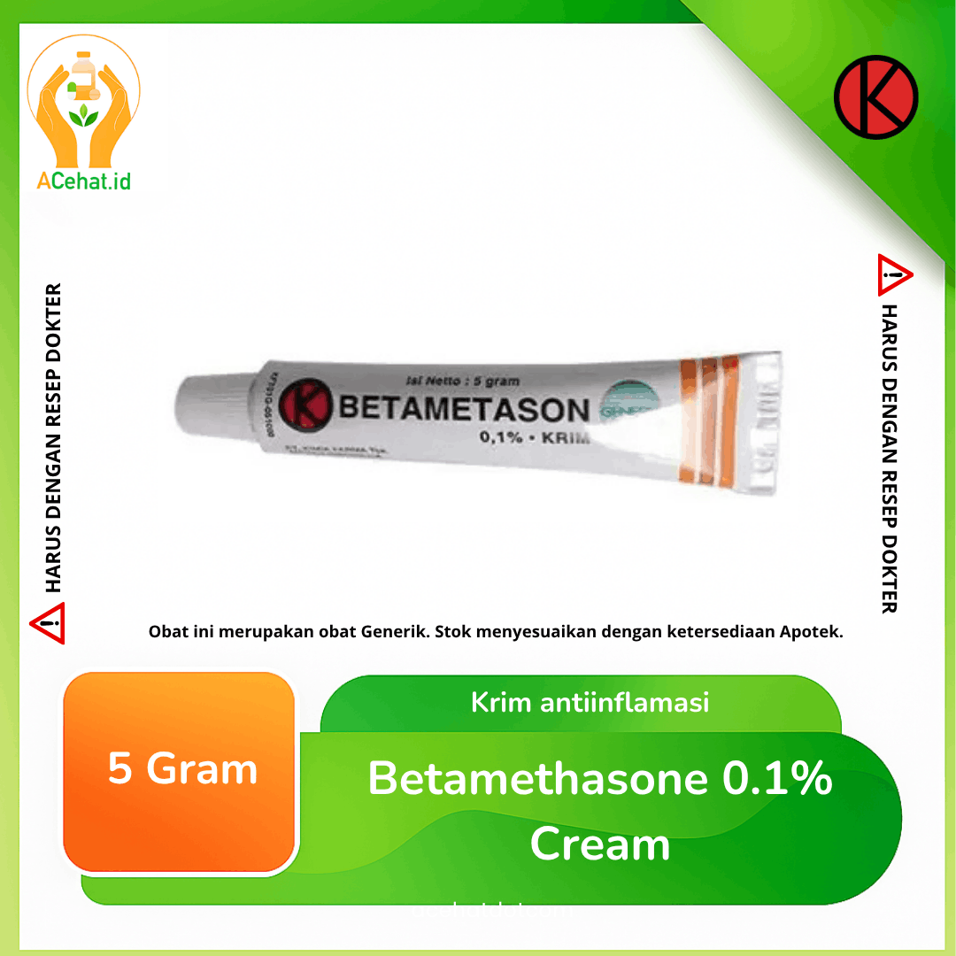 Betamethasone 0.1% Cream 5 g