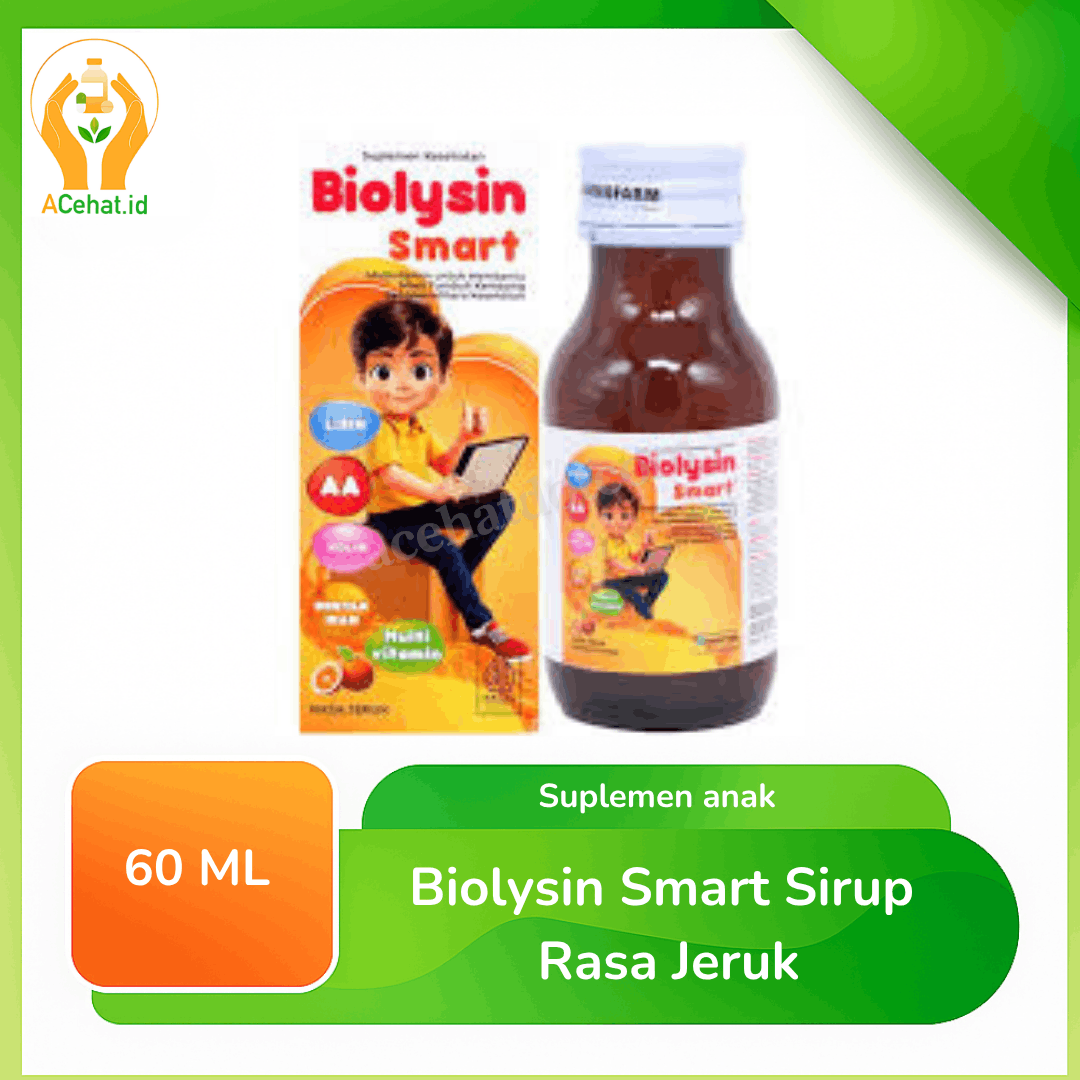 Biolysin Smart Sirup Rasa Jeruk 60 ml