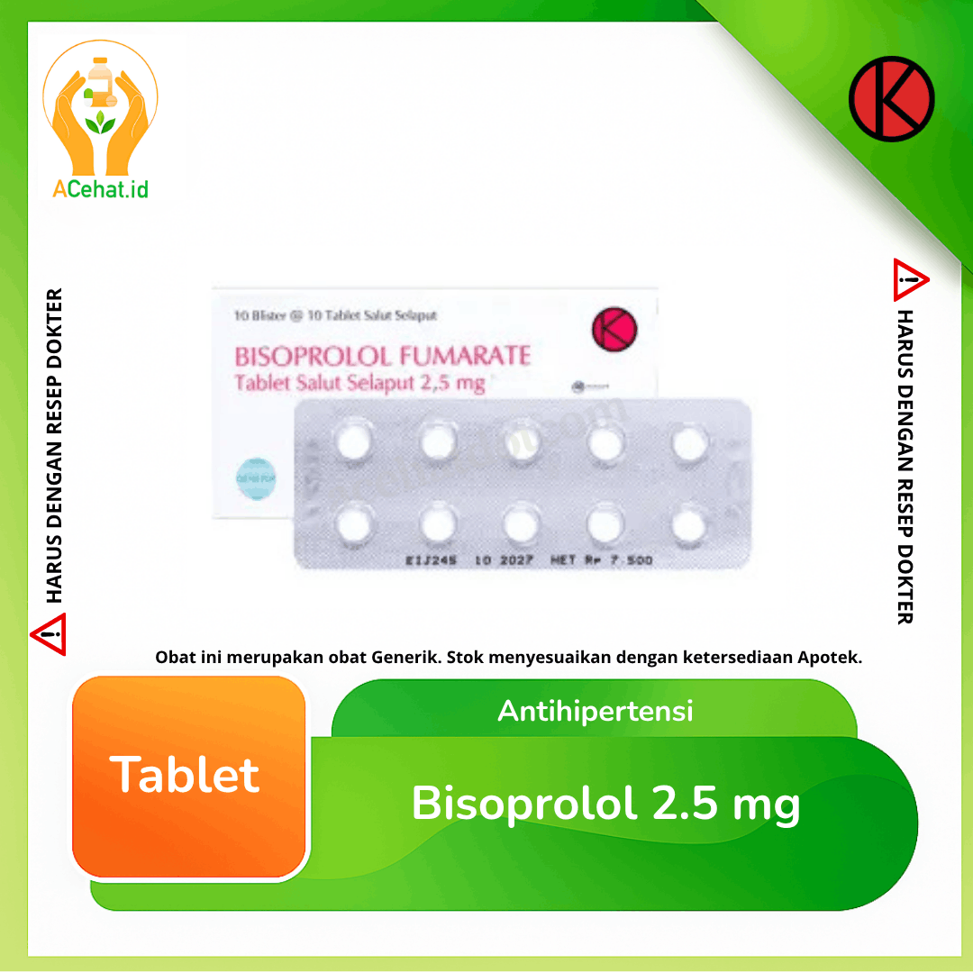 Bisoprolol 2.5 mg Tablet