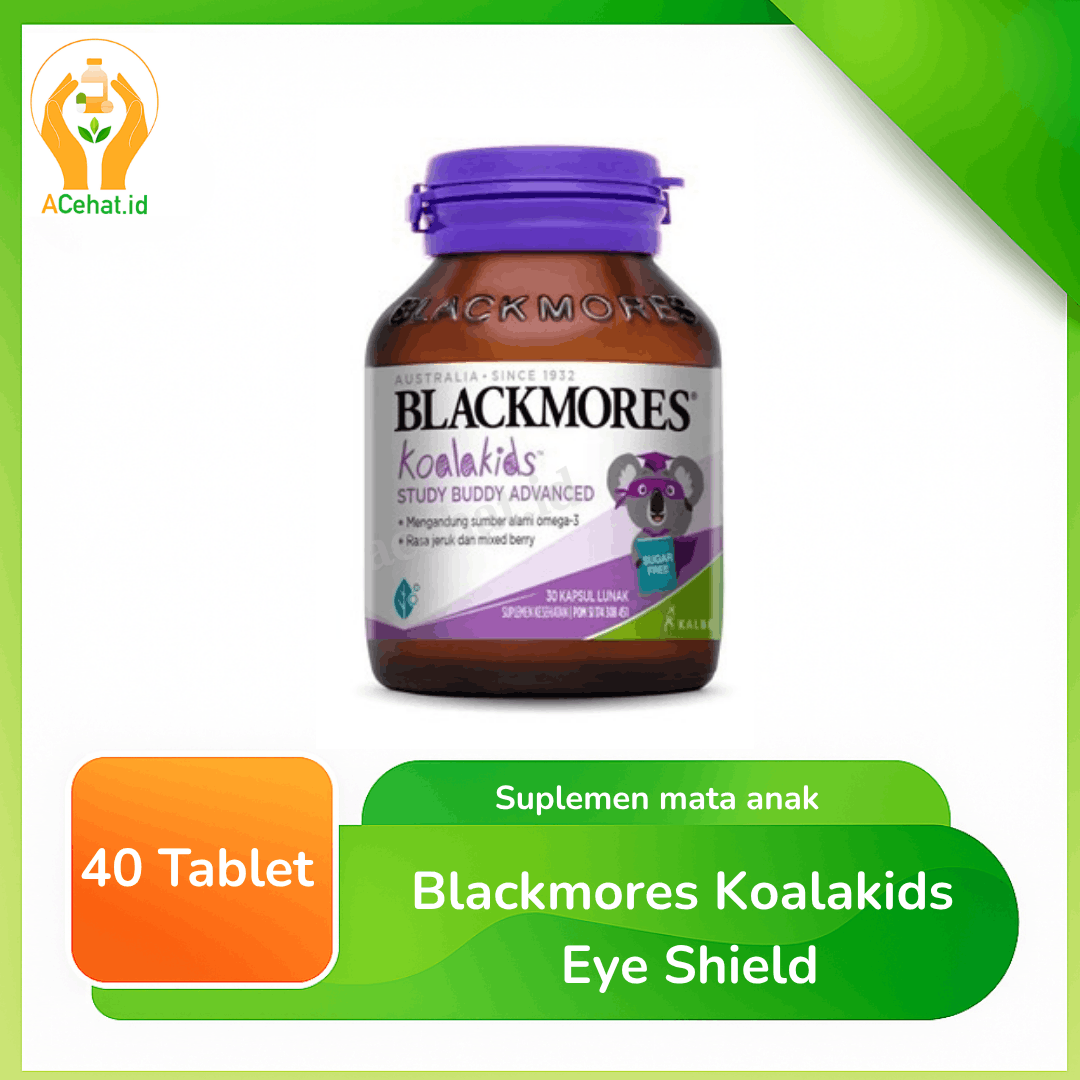 Blackmores Koala Kids Eye Shield 40 Tablet Kunyah