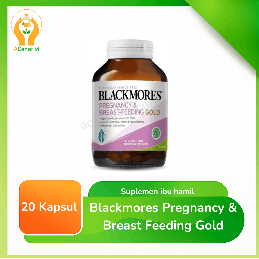 Blackmores Pregnancy & Breast Feeding Gold 20 Kapsul