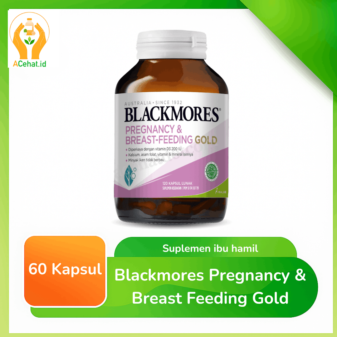 Blackmores Pregnancy & Breast Feeding Gold 60 Kapsul