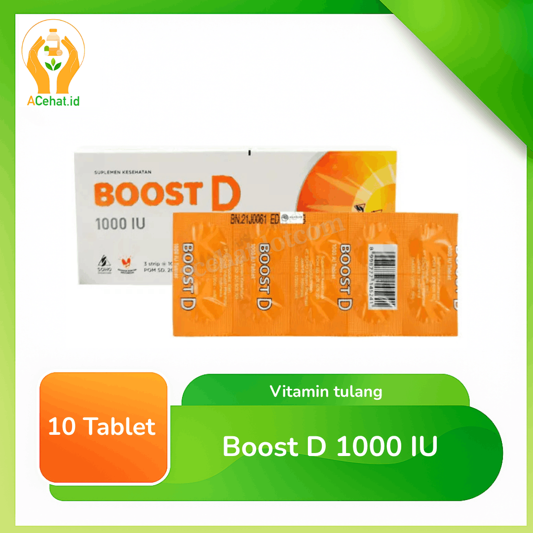 Boost D 1000 IU 10 Tablet