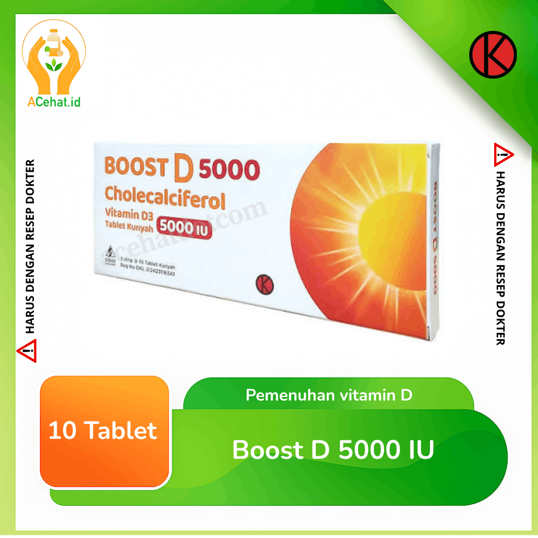 Boost D 5000 IU 10 Tablet