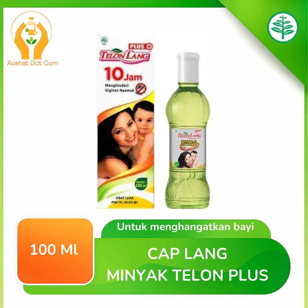 Cap Lang Minyak Telon Plus 100 Ml