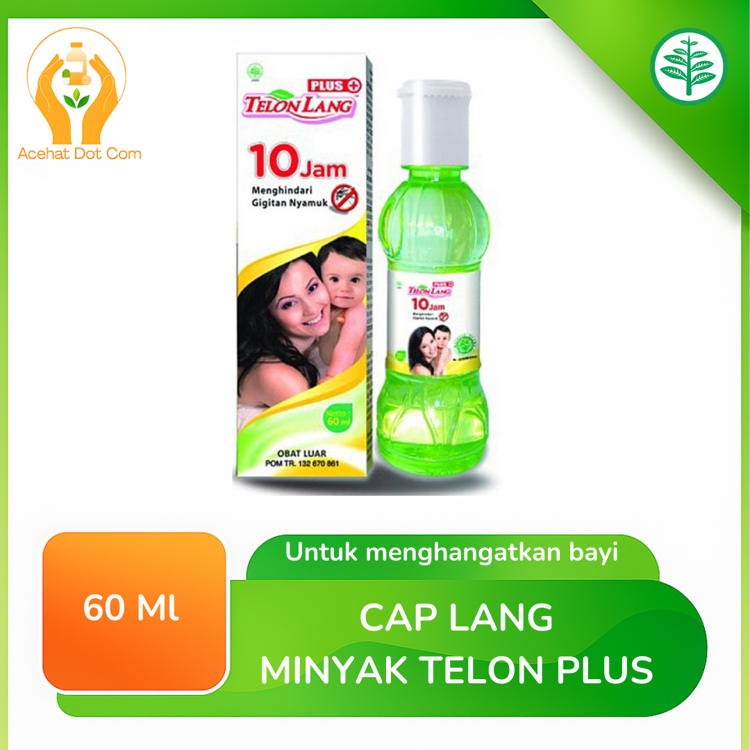 Cap Lang Minyak Telon Plus 60 Ml