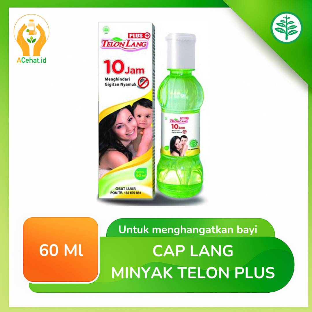 Cap Lang Minyak Telon Plus 60 Ml
