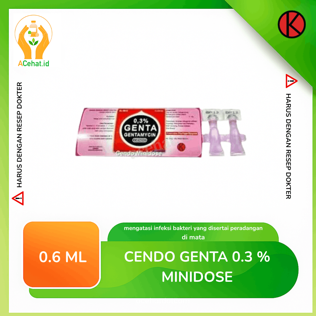 Cendo Genta 0.3% Minidose 0.6 ml