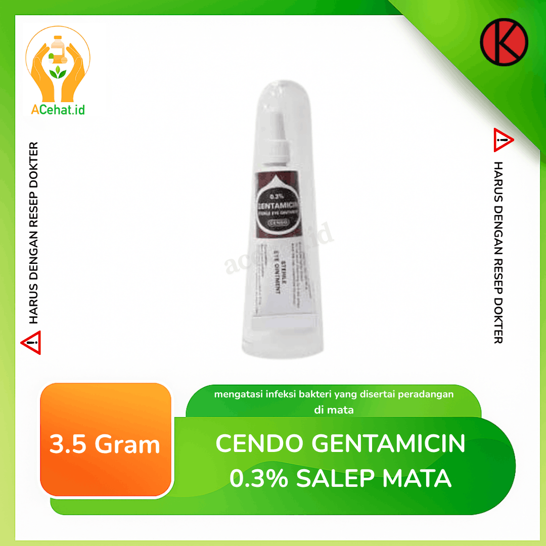 Cendo Gentamicin 0.3% Salep Mata 3.5 g