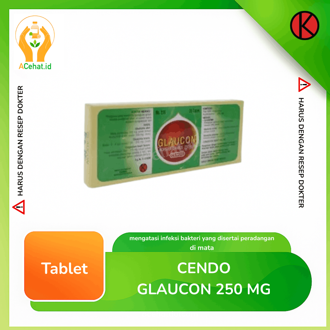 Cendo Glaucon 250 mg 10 Tablet