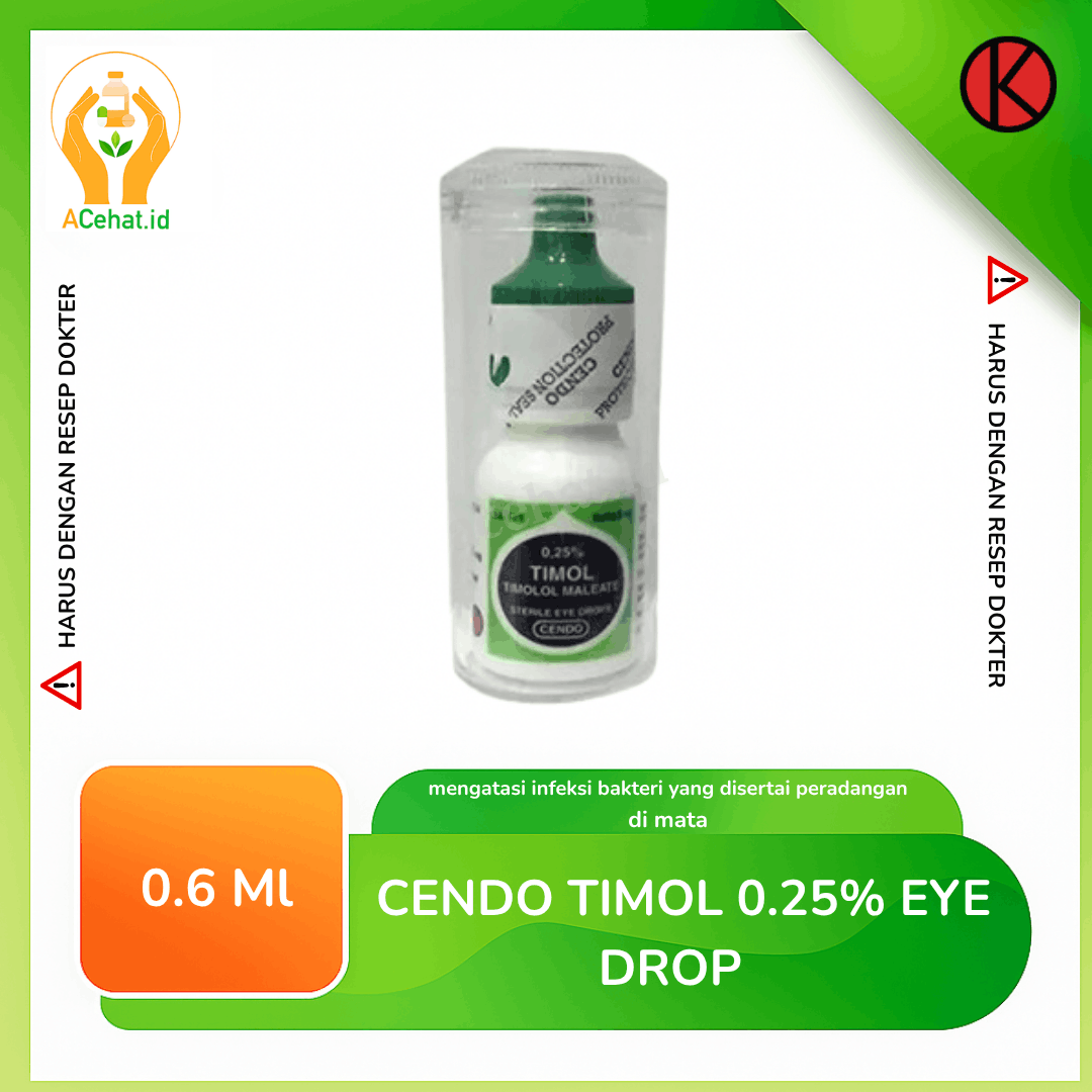Cendo Timol 0.25 % Eye Drop 5 ml