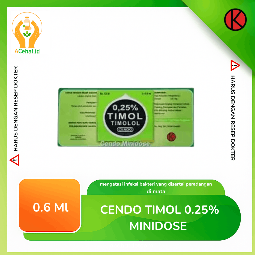 Cendo Timol 0.25% Minidose 0.6 ml