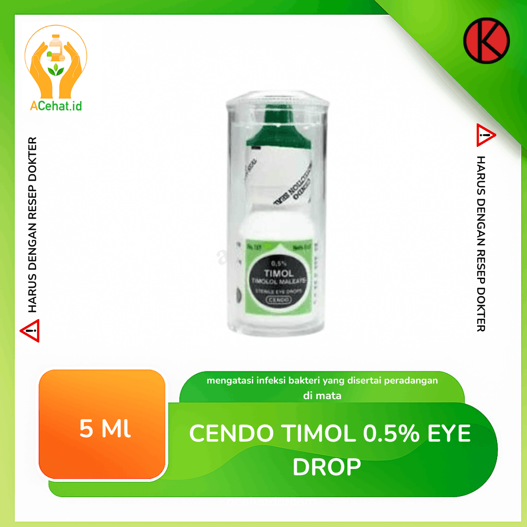 Cendo Timol 0.5% Eye Drop 5 ml