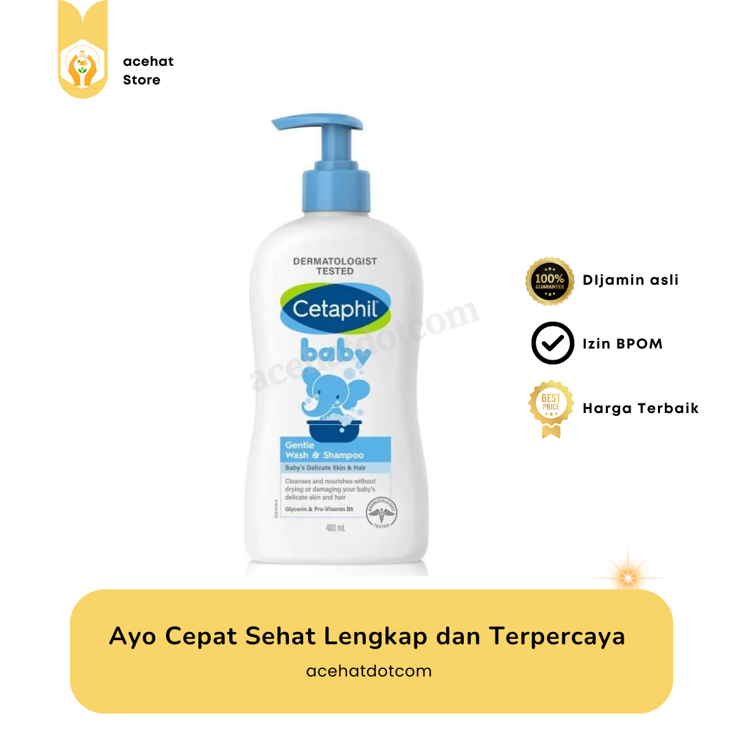 CETAPHIL BABY GTL WASH SHAMPOO 400 ML 