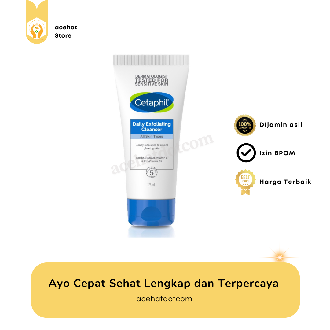 CETAPHIL DAILY EXFOLIATING CLEANSER 178 ML