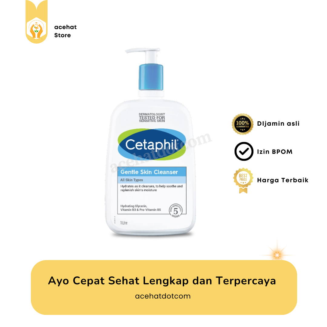 CETAPHIL GENTLE SKIN CLEANSER 1000 ML NEW