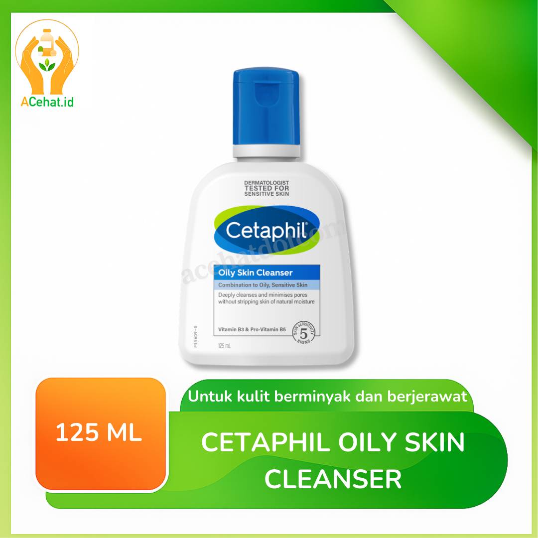 CETAPHIL OILY SKIN CLEANSER 125 ML NEW
