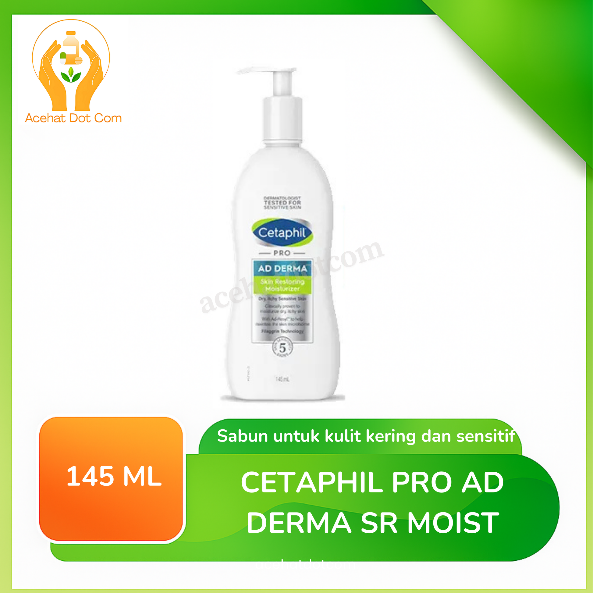 CETAPHIL PRO AD DERMA SR MOIST 145 ML