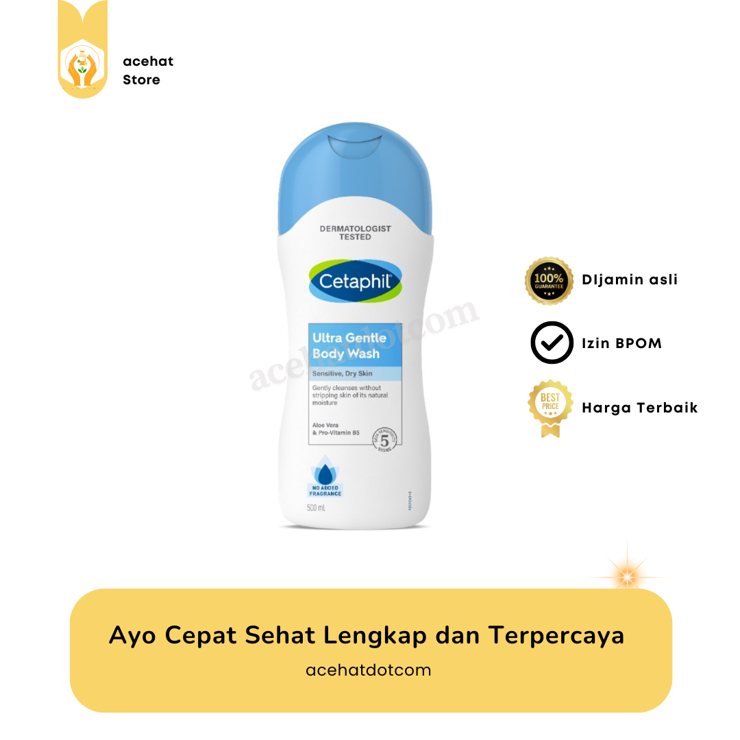 CETAPHIL ULTRA GENTLE BODY WASH 500 ML