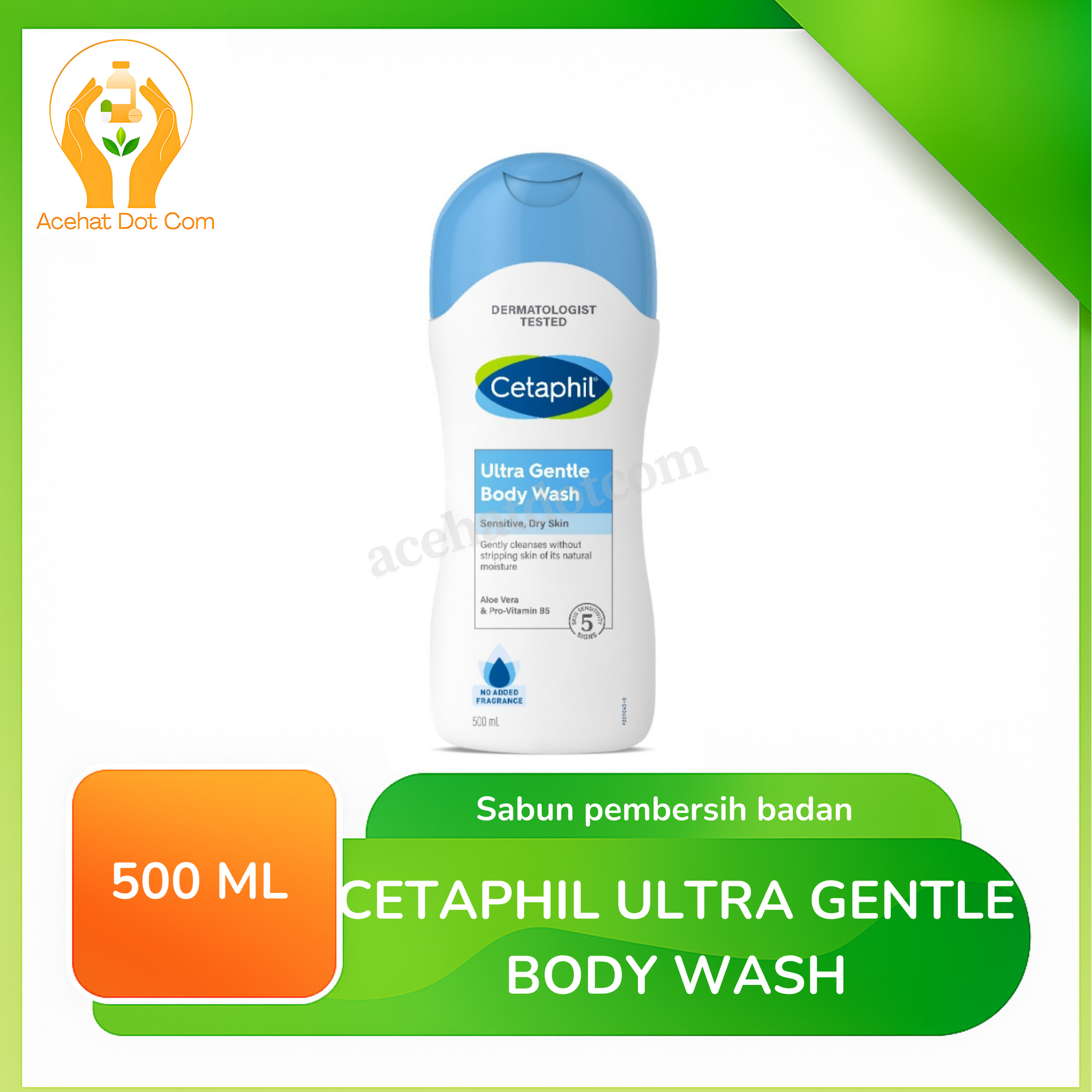 CETAPHIL ULTRA GENTLE BODY WASH 500 ML