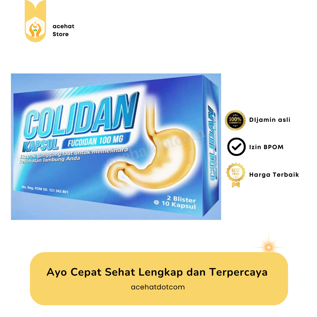 COLIDAN FUCOIDAN 100 MG 2 blister @10 kapsul