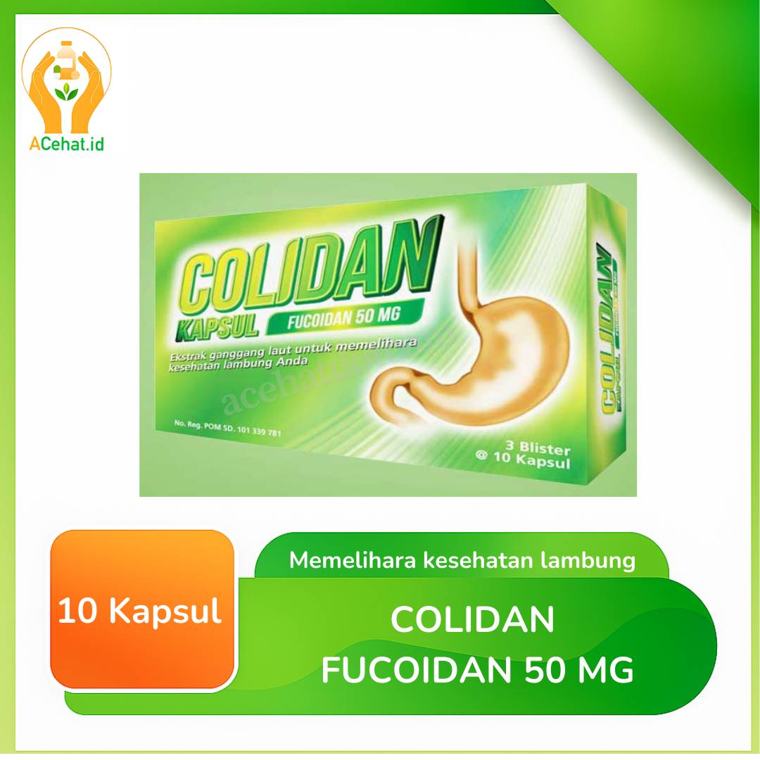 COLIDAN FUCOIDAN 50 MG 3 blister @10 kapsul